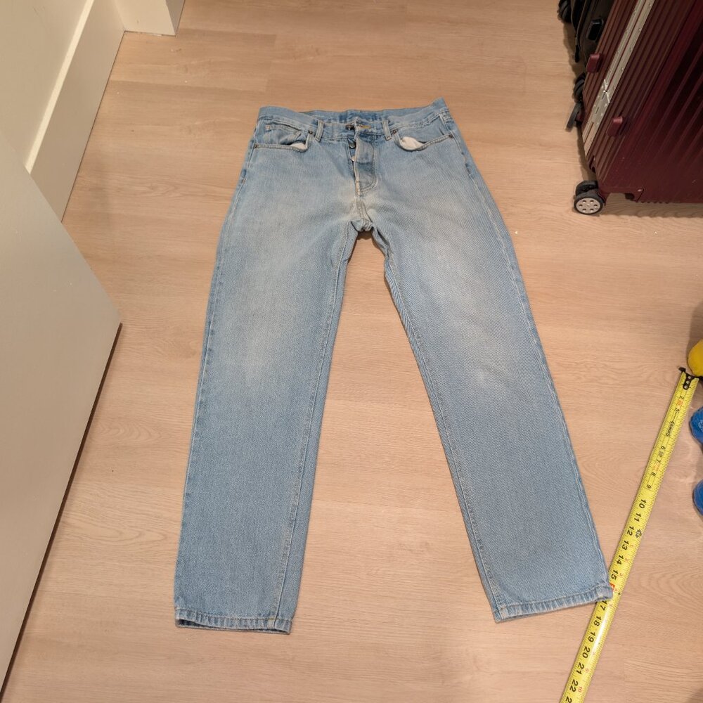 Garment Workshop Jeans Italy Cotton Button Fly fit 03 model 00 Light Wash